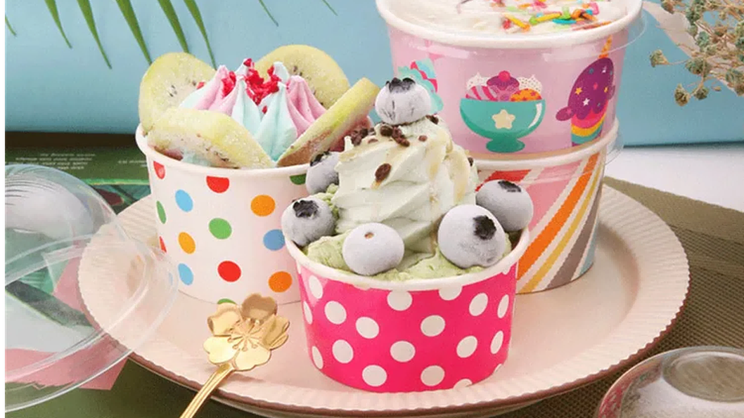 Eco-Friendly Paper Ice Cream Cups 4 Eco-Friendly Paper Ice Cream Cups 4