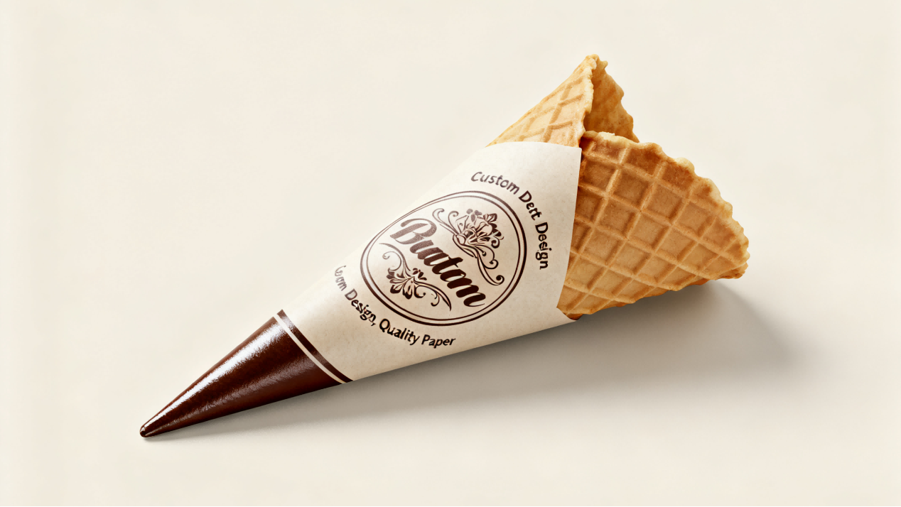 Custom Ice Cream Cone Wrappers 4 Custom Ice Cream Cone Wrappers 4